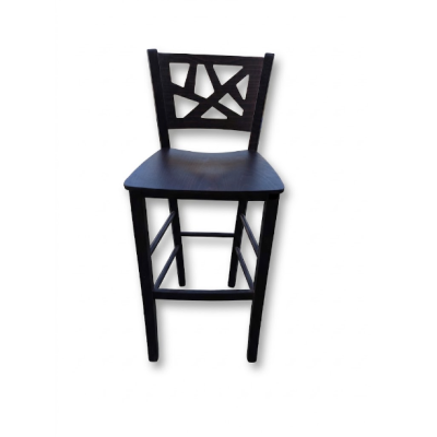 Ιταλικό ξύλινο σκαμπό FERRARA wenge 40x40x72/102h